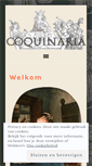 Mobile Screenshot of coquinaria.nl