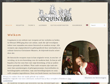 Tablet Screenshot of coquinaria.nl